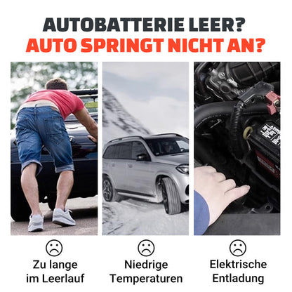 Notfall-Starthilfe für Autobatterien