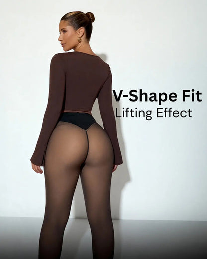 Thermische, formende und glättende Leggings