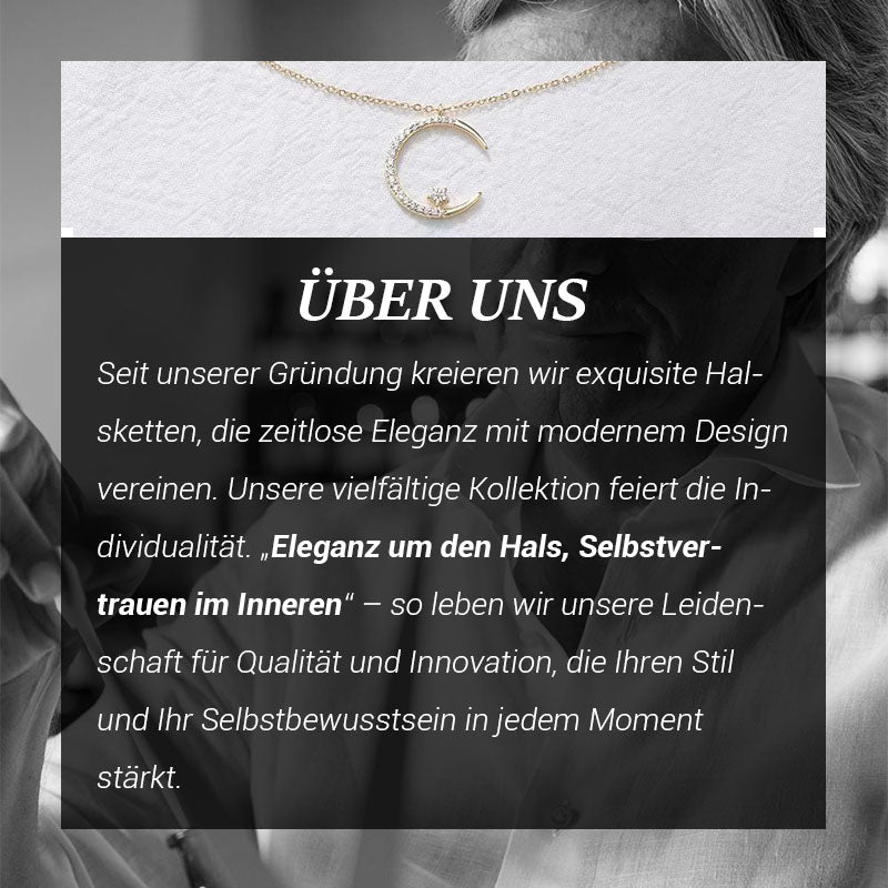 💕49% Rabatt💕Funkelnde Mond & Stern Halskette🌙  💕49% Rabatt💕Funkelnde Mond & Stern Halskette🌙