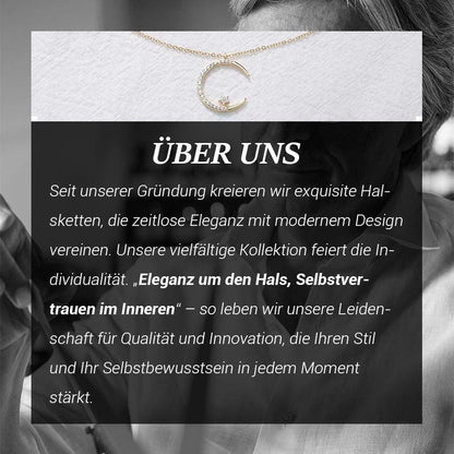 💕49% Rabatt💕Funkelnde Mond & Stern Halskette🌙  💕49% Rabatt💕Funkelnde Mond & Stern Halskette🌙