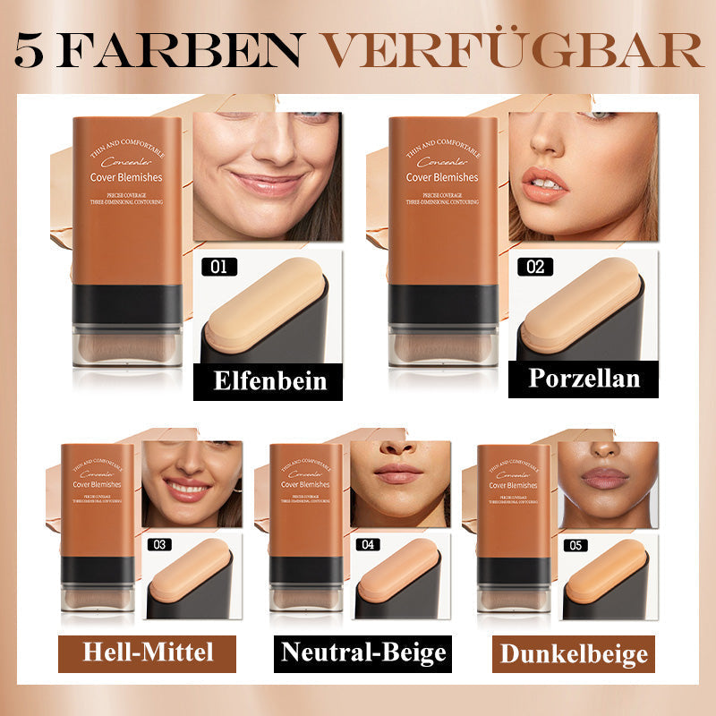 💥Verkaufsschlager 49% RABATT🥰Sofort verdeckender Foundation-Stift mit integriertem Pinsel