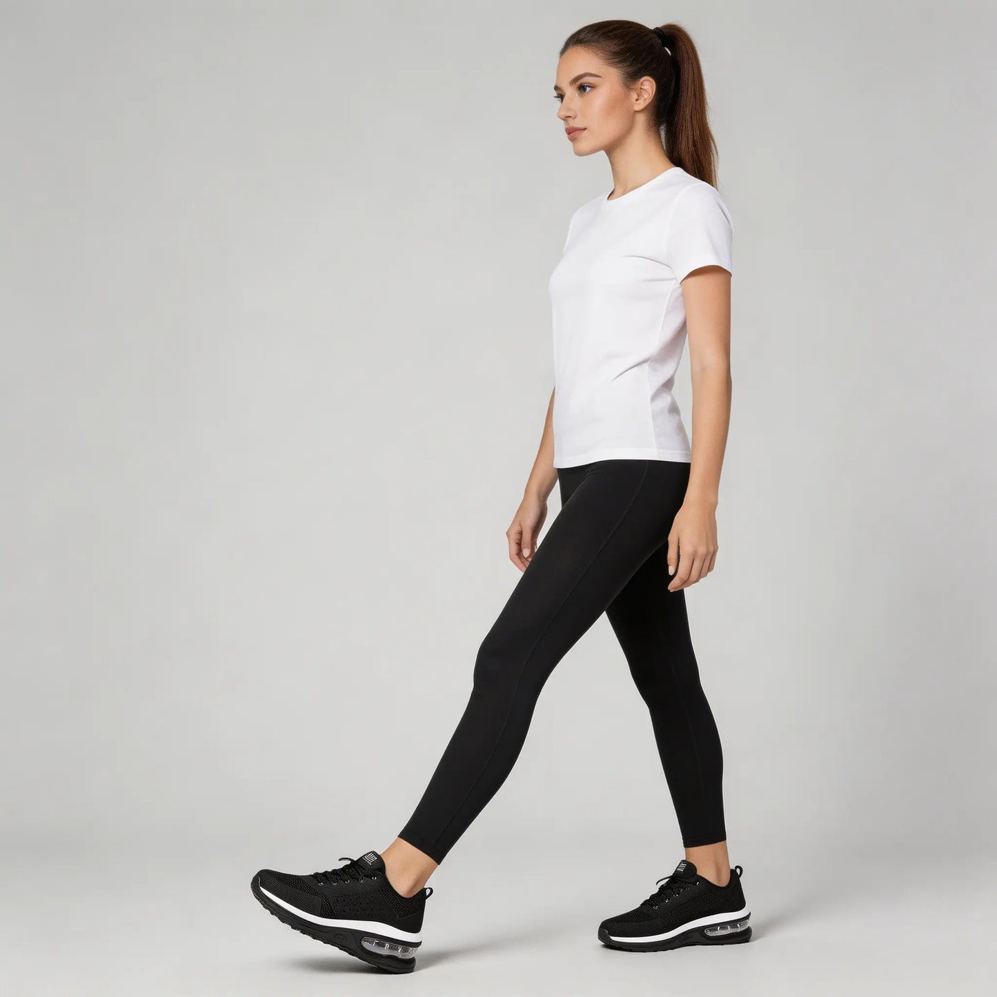 SanoWalk Orthopädische Schuhe - Alles Schwarz