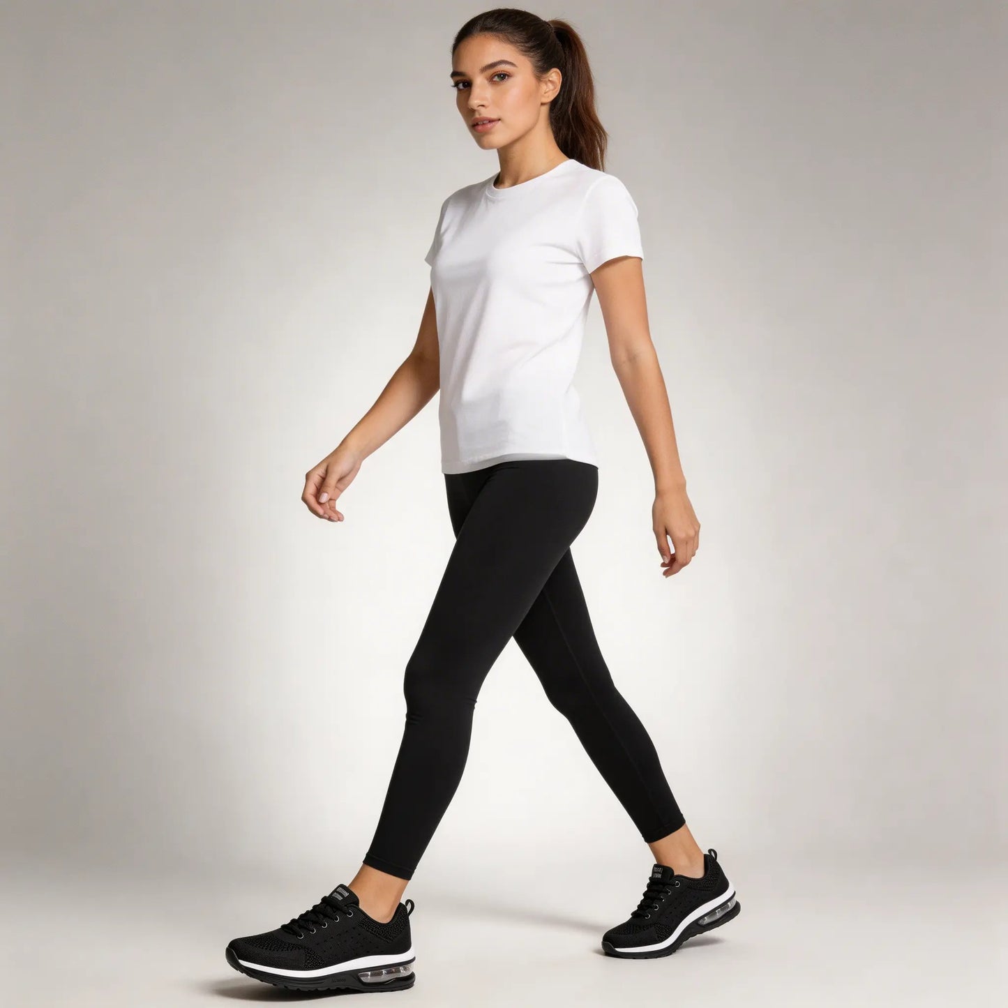 SanoWalk Orthopädische Schuhe - Alles Schwarz