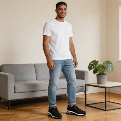 SanoWalk Orthopädische Schuhe - Alles Schwarz