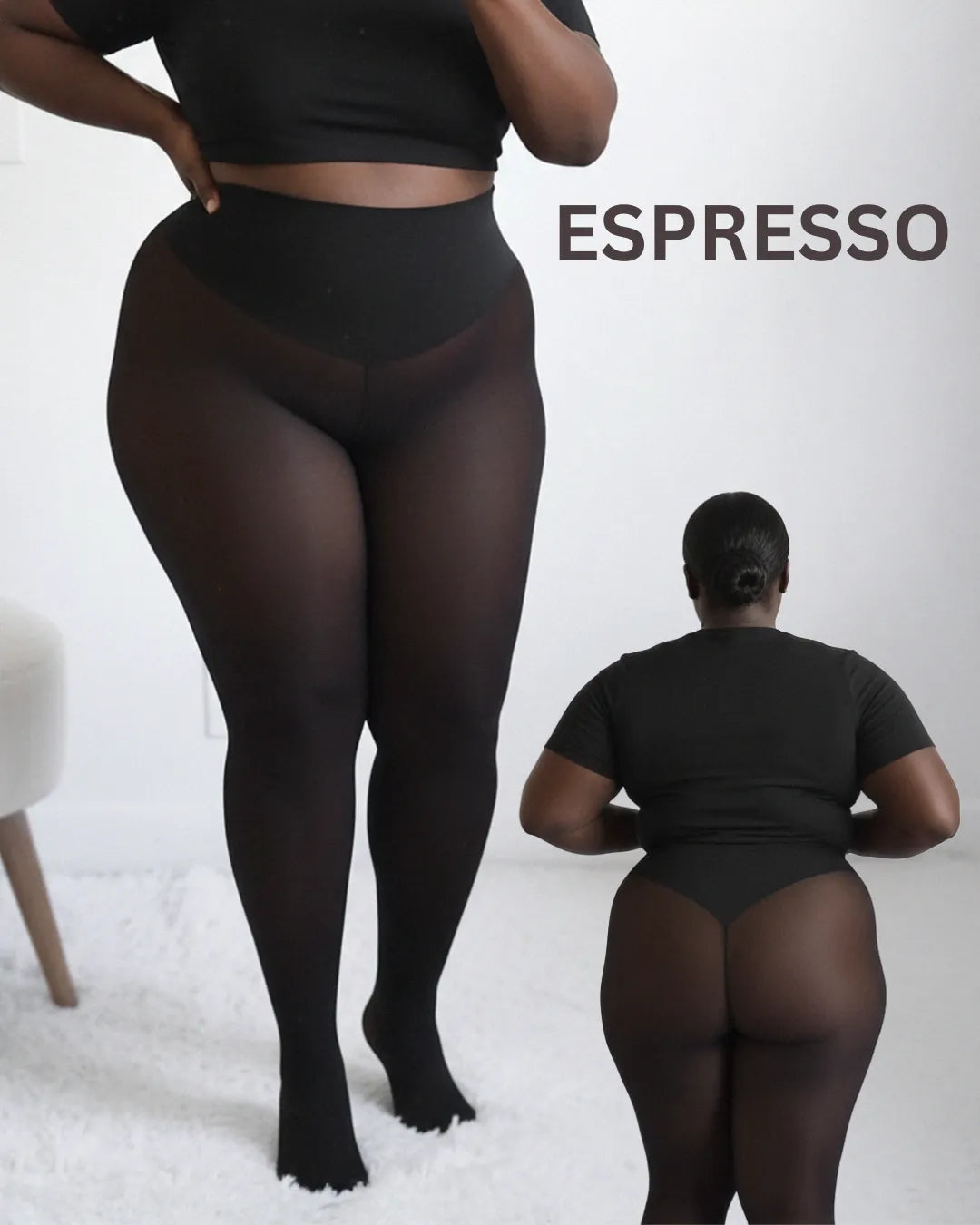 Thermische, formende und glättende Leggings