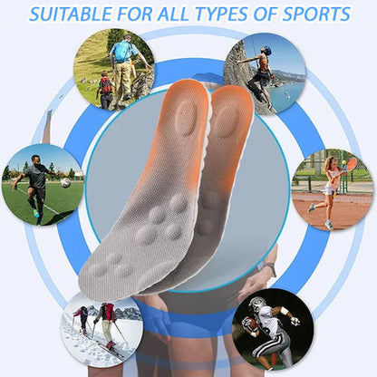 💯4D-CLOUD-TECHNOLOGIE 💯 Superweiche, rutschfeste Einlegesohle für hohen Komfort